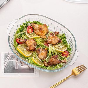 <b>Glass</b> <b>Casserole</b> Baking <b>Dish</b> Set of 2 <b>Casseroles</b> <b>With</b> <b>Glass</b> <b>Lids</b>, 1.9 Qt and 3 Qt - Product Image 4