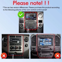 Autoradio Android 13 12,1'' avec Carplay, style vertical, GPS, lecteur multimédia stéréo, écran pour Ford Expedition 2015-2017, DSP 4G