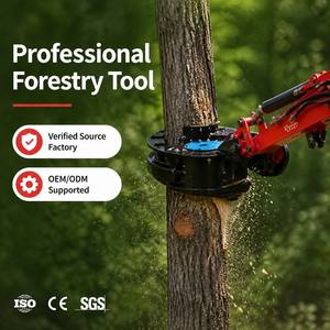 Cisaille à arbres pour excavatrice série <span class=keywords><strong>HTS</strong></span>, capacité de coupe 200mm 300mm 350mm, cisaille hydraulique à double griffes pour défrichage forestier - Product Image 6