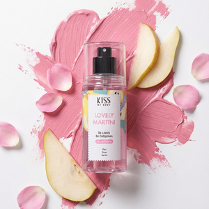 <span class=keywords><strong>Kiss</strong></span> My Body Eau de Toilette Lovely Martini 88 ml, la chaleur de la <span class=keywords><strong>passion</strong></span> avec une touche rafraîchissante, combinaison de pêche et de rose - Product Image 1