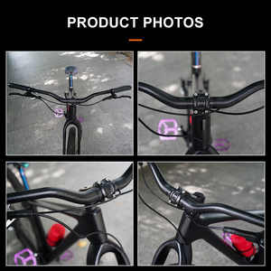 Guidon de VTT TOSEEK en fibre de carbone haute résistance et léger, pour vélo AM, hauteur 25/35 mm, sécurité pour cyclocross, tige de vélo BMX/MTB - Product Image 2