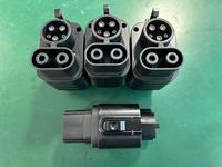 CCS2 à CCS1 250A AC + DC EV Adaptateur pour voiture américaine Acura Audi BMW Cadillac Chevrolet Dodge Fiat Ford Genesis GMC Honda Hyundai