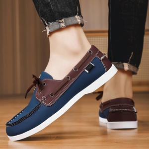 Chaussures <span class=keywords><strong>bateau</strong></span> mocassins décontractées pour hommes, logo personnalisé tendance 2025, pour le bureau, les affaires, chaussures à lacets - Product Image 5