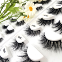 Naturel Vaporeux Volume Faux Vison Cils Nouvelle Marque Privée Moelleux Naturel C Curl Bande Cils En Gros Faux Cils