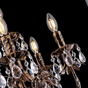 Lámpara de Pie de Cristal Artística para Sala de Estar y Dormitorio, Estilo Nórdico HM-F-005 - Product Image 5