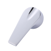 Robinet de douche universel moderne personnalisé robinet de salle de bain chromé à main accessoires poignées en alliage de zinc à levier unique pour robinet
