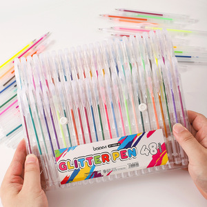Ricariche per <span class=keywords><strong>Penne</strong></span> <span class=keywords><strong>Gel</strong></span> 1.0mm, <span class=keywords><strong>Penne</strong></span> in Plastica con Logo per Libri da Colorare per Bambini, Disegno, Artigianato, Diari e Planner - Product Image 5