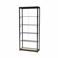 Armoire à trophées en verre tubulaire en alliage d'aluminium armoire en métal et en verre