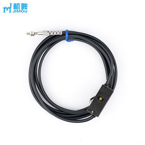 Jimou bằng sáng chế kích thước nhỏ tuôn ra cảm biến dịch chuyển laser điểm nhỏ ánh sáng nhìn thấy PNP NPN M4 Cảm biến laser đo khoảng cách - Product Image 3