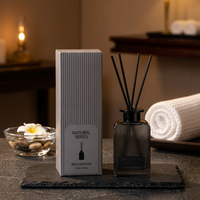 Diffuseur de parfum sans flamme haut de gamme, élégant et luxueux, pour chambre et salle de bain, avec boîte cadeau décorative, parfum longue durée