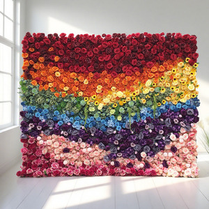 Sản Phẩm Mới Nổ 2025 Phổ Biến Nhất Daisy Nhân Tạo Hoa Tường Cho Đám Cưới Trang Trí Nội Thất - Product Image 1