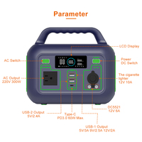 Station d'alimentation portable 300W à prix avantageux, générateur de panneaux solaires, sortie AC, UE, États-Unis, Japon, AU, Afrique du Sud, 110v 220v, prêt à être expédié