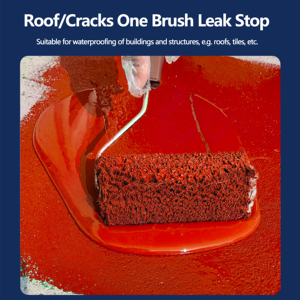 Pintura impermeable de goma roja Revestimiento de impermeabilización resistente a grietas altamente elástico <span class=keywords><strong>para</strong></span> techo de concreto - Product Image 3