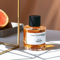 Bouteille de Parfum de Luxe Cylindrique 30ml, Bouteille de Parfum en Verre à Base Lourde 50ml, Bouteille de Vaporisateur de Parfum Vide en Verre Avec Bouchon en Bois