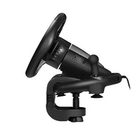 Volant de jeu PXN-V3PRO avec double moteur à vibration, connexion USB, compatible avec PC/One Consoles