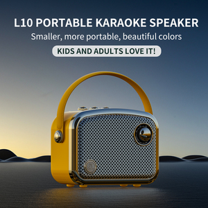 Thời Trang <span class=keywords><strong>Retro</strong></span> 30W Bluetooth 5.3 Hoạt Động Karaoke Loa Mini Loa Di Động Với <span class=keywords><strong>Microphone</strong></span> - Product Image 5