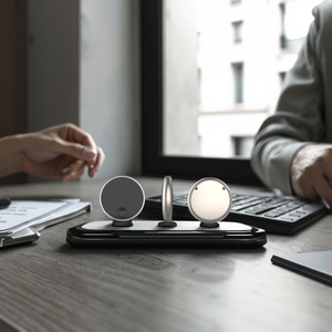 방수 태그 얇은 GPS 스마트 아이템 로케이터, Apple 나의 찾기 앱 호환, 지갑 및 핸드백용 긴 대기 시간, 내구성 있는 플라스틱 소재 - Product Image 4