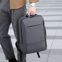 Sac à dos pour ordinateur portable de luxe, imperméable, pour les voyages d'affaires et les activités de plein air, avec logo personnalisé, port de charge USB, vente chaude