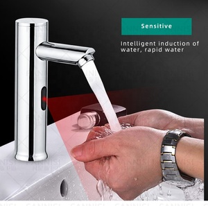 Бортике Автоматический Бесконтактный кран горячей и холодной воды и ручной датчик кран для wc коммерческого общественного туалета - Product Image 4