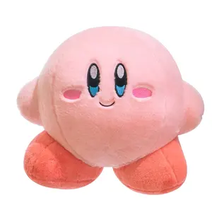 65Cm Anime Star Kirby Knuffels Zacht Knuffeldier Pop Pluizig Roze Pluche Pop Kussenkamer Decoratie Speelgoed Voor Kinderen Cadeau