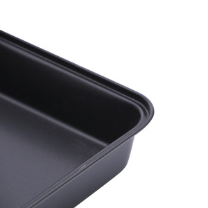 Juego de moldes cuadrados para pasteles, antiadherentes, de acero al carbono con revestimiento de teflón, molde para hornear pasteles y pan, apto para horno, 27 cm - Product Image 2