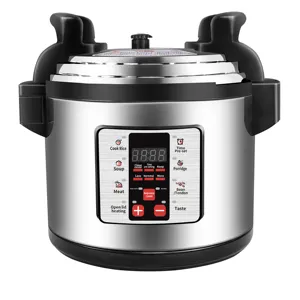 Multifunktionales intelligentes 20Qt 21Qt 25Qt Kochgeschirr Set mit vorgezogener Zeit Edelstahl 20L kommerzieller elektrischer Schnellkochtopf