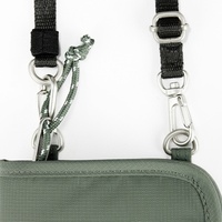 Sac bandoulière antivol de voyage Source Factory avec protection RFID, multifonction, portable, fermeture éclair courte, en PU, unisexe