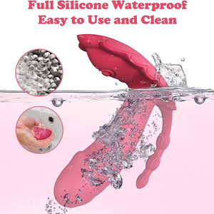 Kabelloser Ferngesteuerter Klitoris-Stimulator Slip-Vibrator Erwachsenen-Sexspielzeug Realistischer Dildo Analkugeln Massagegeräte für Frauen - Product Image 6