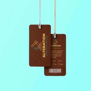 Étiquettes personnalisées durables et écologiques en carton avec service OEM pour vêtements, chaussures et sacs avec logo - Vente en gros - Product Image 5