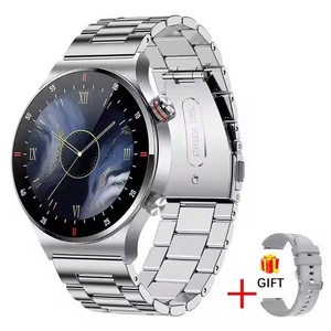 Montres intelligentes QW33 en acier inoxydable, bracelet intelligent, moniteur de santé, appels Bluetooth, étanche, écran rond de 1,28 pouces, NFC, Relojes Smart Watch 2026 - Product Image 1