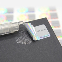 Autocollant de sécurité anti-effraction personnalisé VOID, étiquette holographique destructible pour emballage