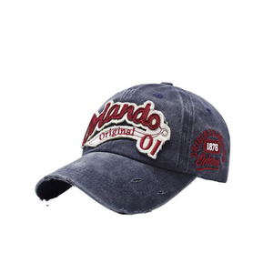 定制优质设计师棒球帽，带刺绣标志时尚普通面料帽子 - Product Image 1