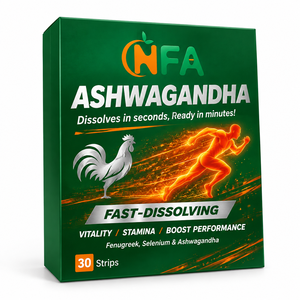 Tiras Orales de Ashwagandha en Oferta, Ayuda a Reforzar la Defensa Antioxidante y la Salud Celular, Suplemento Dietético - Product Image 1