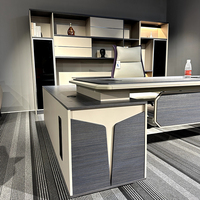 Table de bureau moderne et minimaliste en forme de L, bureau d'ordinateur en bois
