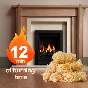 Allume-<span class=keywords><strong>feu</strong></span> naturel en laine <span class=keywords><strong>de</strong></span> <span class=keywords><strong>bois</strong></span> pour barbecue <span class=keywords><strong>de</strong></span> camping, foyer et poêle à <span class=keywords><strong>bois</strong></span> et granulés - Product Image 4