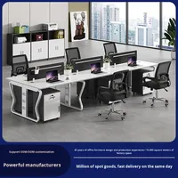Bureau d'employés 2025 – Design rectangulaire moderne et simple en bois, durable, anti-choc, sensation de luxe léger, haut de gamme