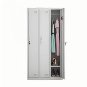 3、6、9ドアのモダンなスチール製ワードローブキャビネットロッカー、ノックデザイン、サイズと色をカスタマイズ可能、寝室、リビングルーム、オフィス用 - Product Image 6