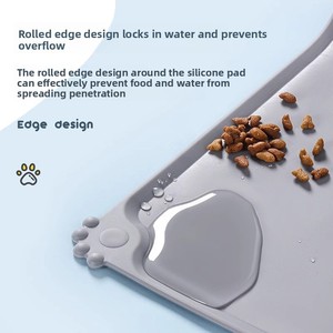 New Large Dog <b>Mat</b> Waterproof Anti-Spill Food-Grade Silicone Pet Placemat Large Size Pet Feeding <b>Mats</b> <b>Cat</b> <b>Mat</b> for Pets - Product Image 3