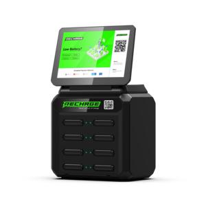 Estación de Carga Inalámbrica Impermeable con Código QR y Pantalla LED, 5000mAh, Portátil para Restaurantes y Múltiples Dispositivos - Product Image 6