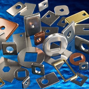 Rondelle ronde en acier zingué DIN 440, type V à trou carré, pour boulons de <span class=keywords><strong>chariot</strong></span> de construction en bois - Product Image 2