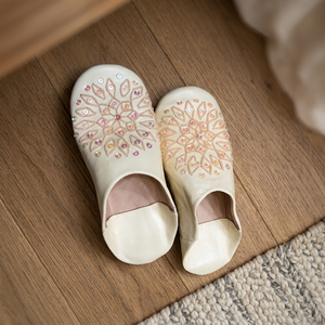 Sandalias de Interior con Punta Puntiaguda y Bordado Floral para <span class=keywords><strong>Mujer</strong></span>, Primavera, Todas las Temporadas, Parte Superior Sintética, Entresuela <span class=keywords><strong>EVA</strong></span> Suave y Acolchada - Product Image 3