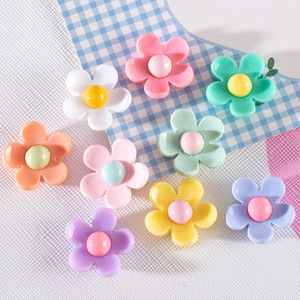 Artisanat en résine EVA, fleurs, décoration de téléphone, accessoires DIY, couleurs pastel - Product Image 1