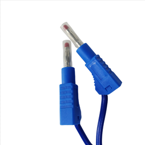 Connettori a <span class=keywords><strong>Banana</strong></span> Retrattili in Gomma Siliconica da 4mm, Connettori di Sicurezza Impilabili con Protezione per Cavi di Test - Product Image 2