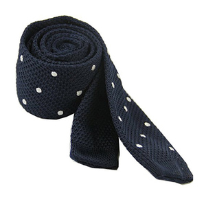 <span class=keywords><strong>Cravate</strong></span> en <span class=keywords><strong>tricot</strong></span> à pois en <span class=keywords><strong>soie</strong></span> 100% de haute qualité pour hommes Nouvelle version - Product Image 2