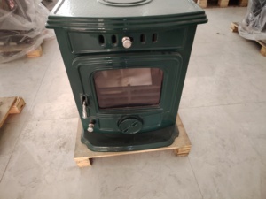 Petit poêle à bois en fonte autoportant, sans fumée, portable pour villa - Product Image 5