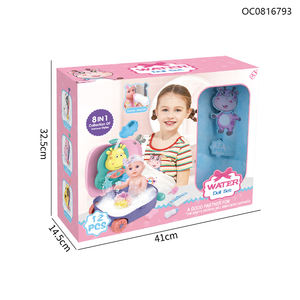 Jouets de bain pour enfants pas cher poupées bébé garçon <span class=keywords><strong>reborn</strong></span> prendre soin de l'ensemble avec accessoire - Product Image 6