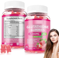 Complément de glutathion OEM en gommes de collagène : L-Glutathion avec collagène marin, vitamines C, E, D et B12
