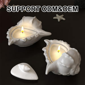 Moldes de silicona de concha marina para velas, bandejas de almacenamiento hechas a mano, moldes de resina de caracoles marinos, moldes DIY de caracoles con nudillos - Product Image 3