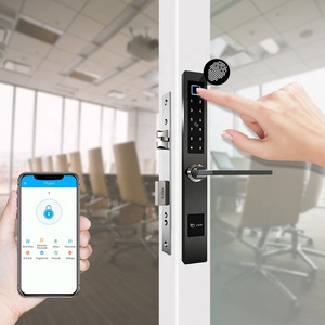 Khóa Cửa Từ Xa Bằng Vân Tay, Điện Thoại Di Động Không Cần Chìa, Kỹ Thuật Số, Mở Khóa Ứng Dụng, Khóa Cửa Thông Minh Cho Cửa Kính Bằng Gỗ - Product Image 3