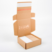 Lujo personalizado impreso Color ropa Postal correo caja de cartón cremallera Mailer envío ropa regalo cajas de embalaje